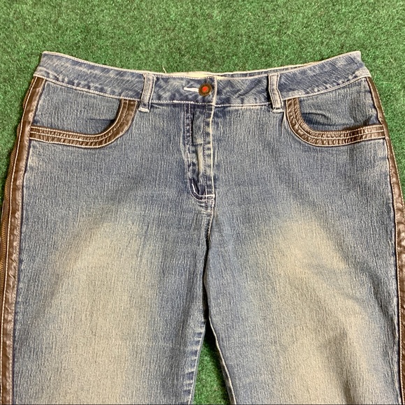 Vintage 1990's Y2k Joe Boxer Side Zipper Jeans - Picture 4 of 11